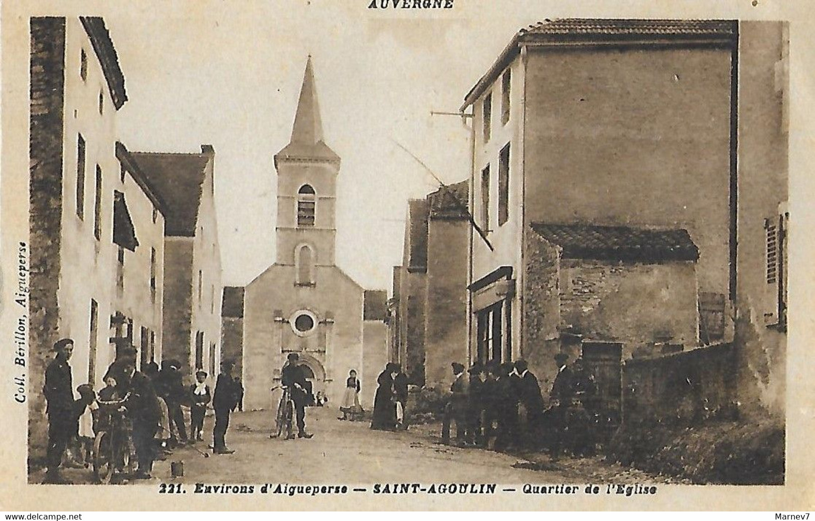 63 - Puy De Dôme - Environ D' AIGUEPERSE - St SAINT AGOULIN - Quartier De L'église - Auvergne - Aigueperse
