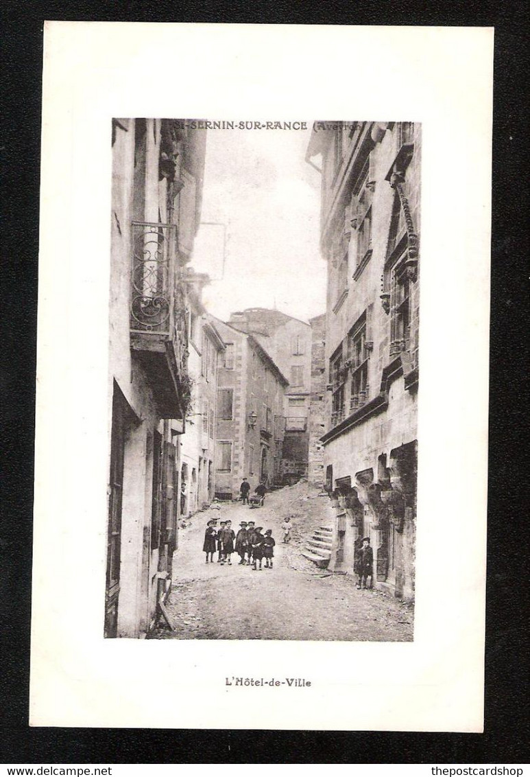 CPA FRANCE AVEYRON St-Sernin-sur-Rance - L'Hotel De Ville CHILDREN STREETSCENE ANIMEE - Other & Unclassified