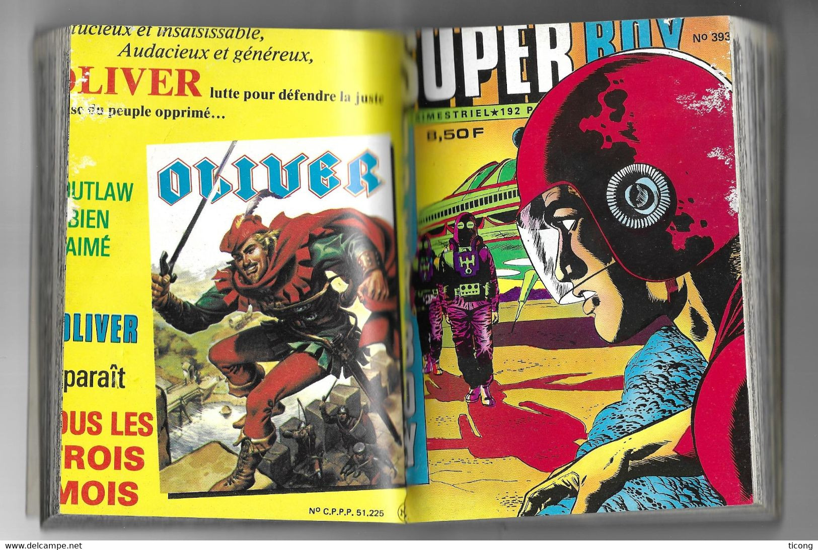 BD SUPER BOY ALBUM RELIE EDITION IMPERIA LYON TRIMESTRIEL REPRENANT LES NUMEROS 392, 393, 394 DE 1984, VOIR LES SCANNERS - Superboy