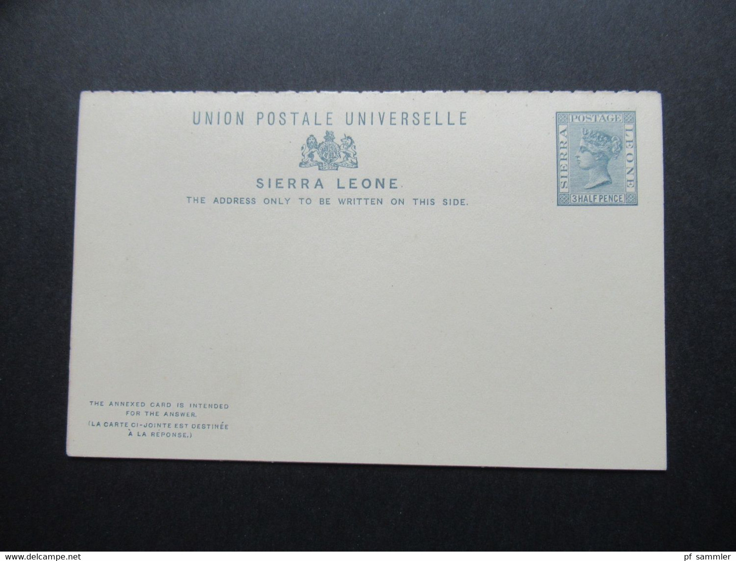 GB Kolonie Sierra Leone Ganzsachen / Doppelkarten kleiner Posten mit 17 Karten davon 4x mit Specimen Aufdruck!! RR