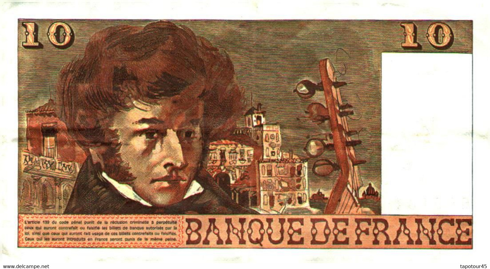 Billet > France > 10 Francs 1977 - 10 F 1972-1978 ''Berlioz''