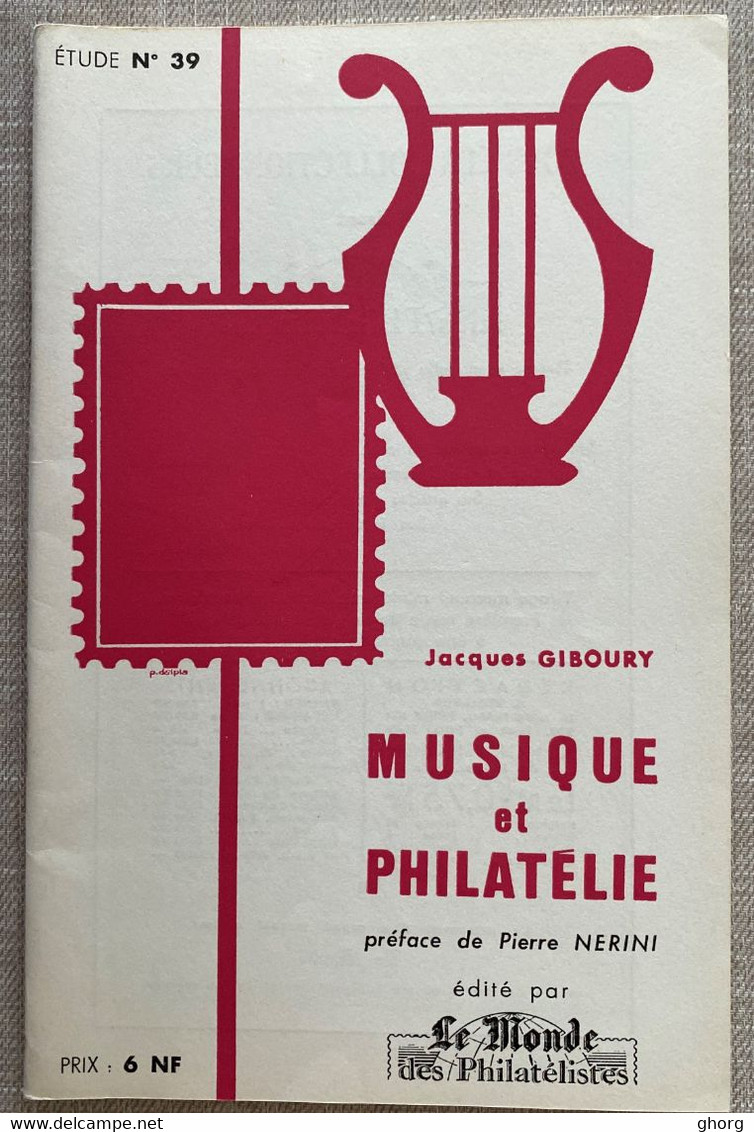 Musique Et Philatélie De Jacques Giboury - Temas