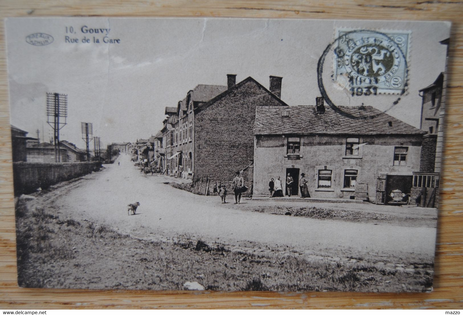 5298/GOUVY- Route De La Gare (1931) - Gouvy