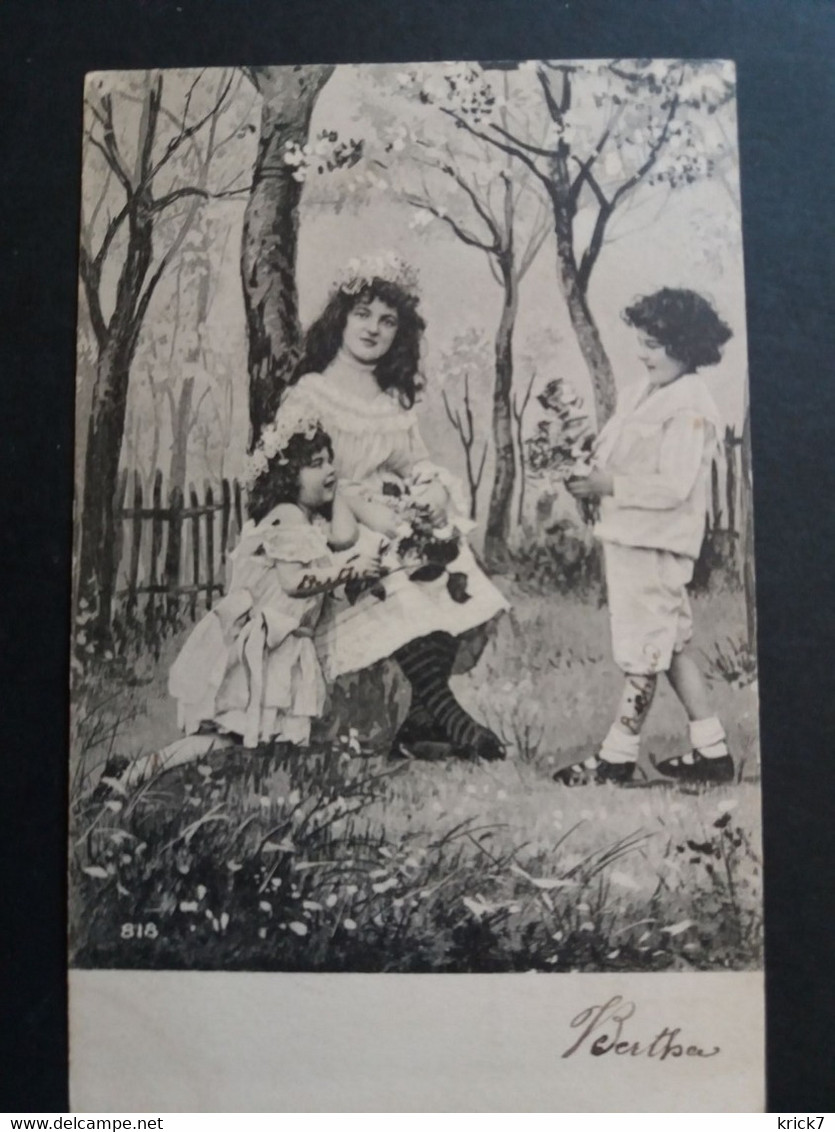 Belgique  Oblitération Ecaussines D Enghien Sur CP Fantaisie - Postkarten 1871-1909