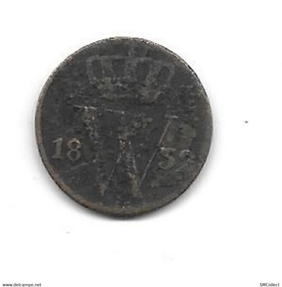 Pays Bas, 1/2 Cent 1832 (5) - 1840-1849: Willem II.