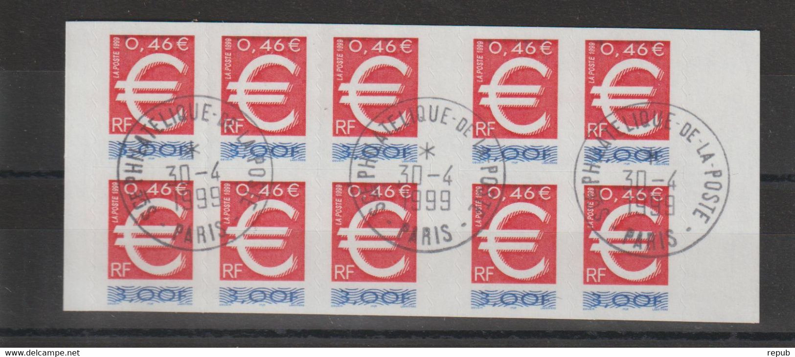 Carnet Euro 3215-C1 Oblit. D'époque - Otros & Sin Clasificación