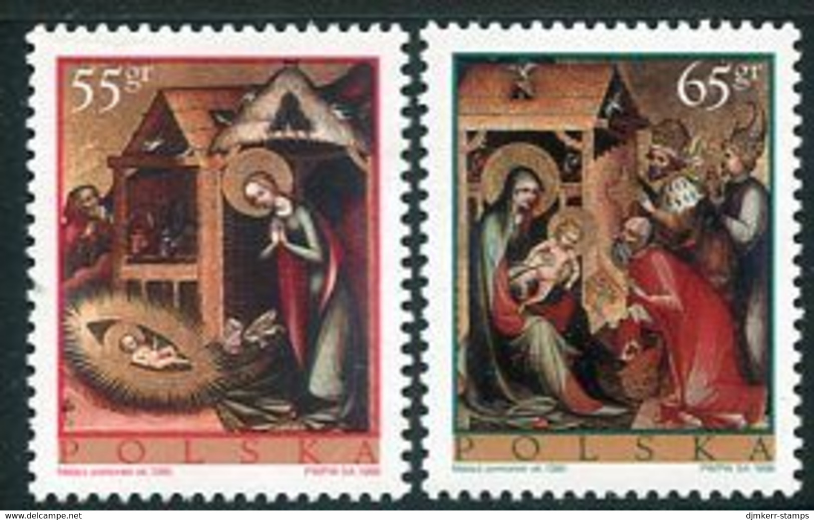 POLAND 1998 Christmas MNH / **.  Michel 3734-35 - Ongebruikt