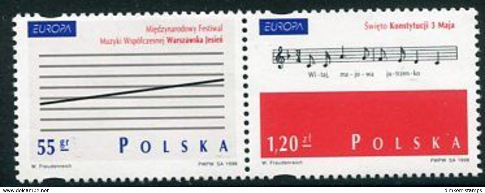 POLAND 1998 Europa: National Festivals MNH / **.  Michel 3714-15 - Ungebraucht