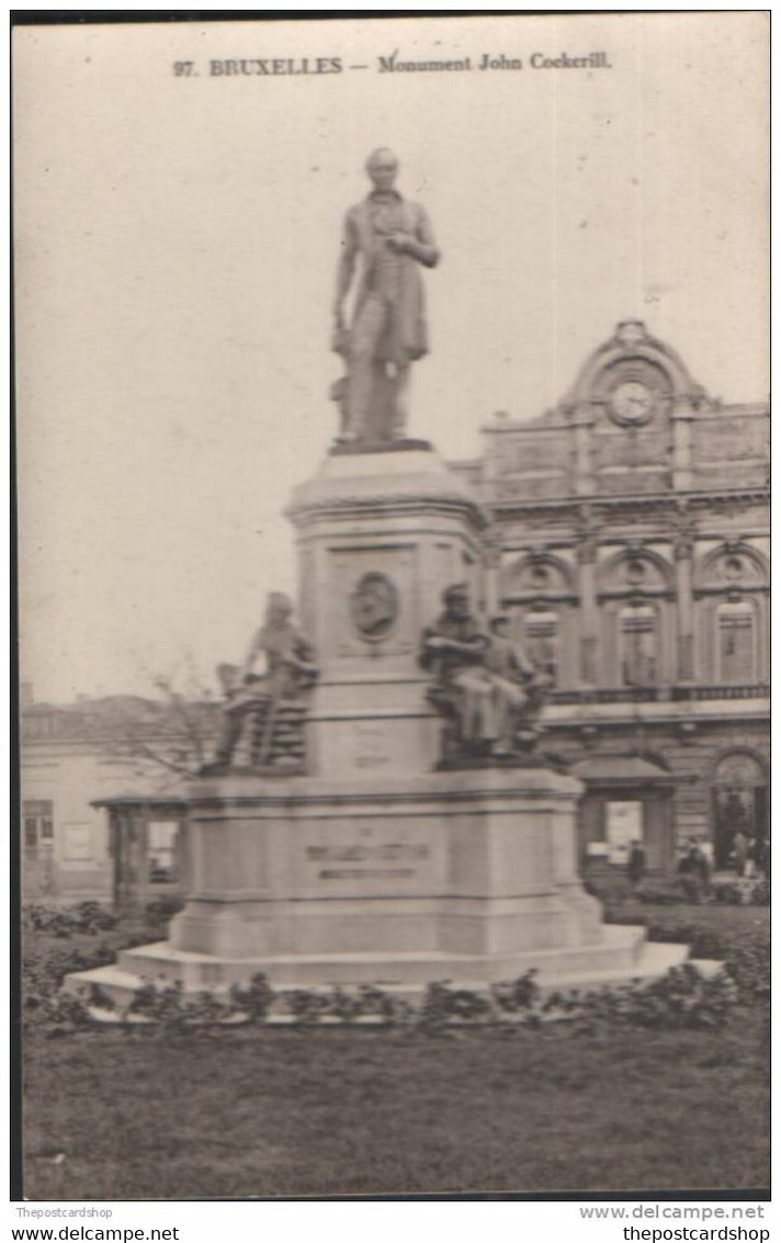 Bruxelles Brussel  97 Monument John Cockerill BELGIUM LA BELGIQUE GRAND BAZAR ANSPACHbediteur Bruxelles - Monumenti, Edifici