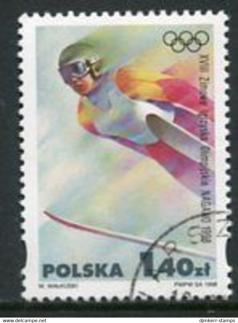 POLAND 1998 Winter Olympic Games Used  Michel 3693-90 - Oblitérés