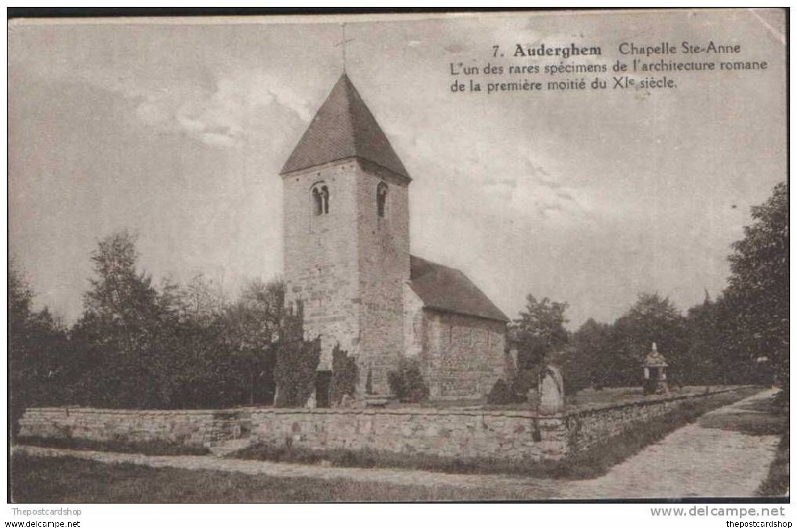 Auderghem.- Chapelle STE-Anne Bruxelles Belgique Belgium Chapell Ste-anne Used With Stamps - Oudergem - Auderghem