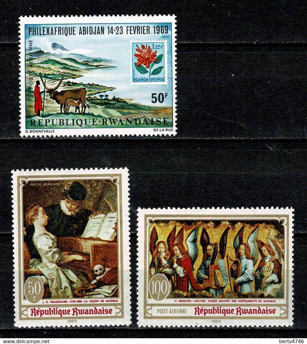 Rwanda 1969 - PA 5**, 6/7**, MNH - Autres & Non Classés