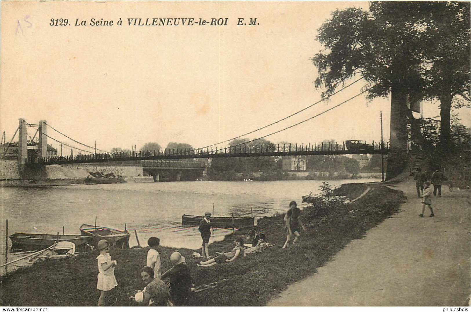 VAL DE MARNE  VILLENEUVE LE ROI  La Seine - Villeneuve Le Roi