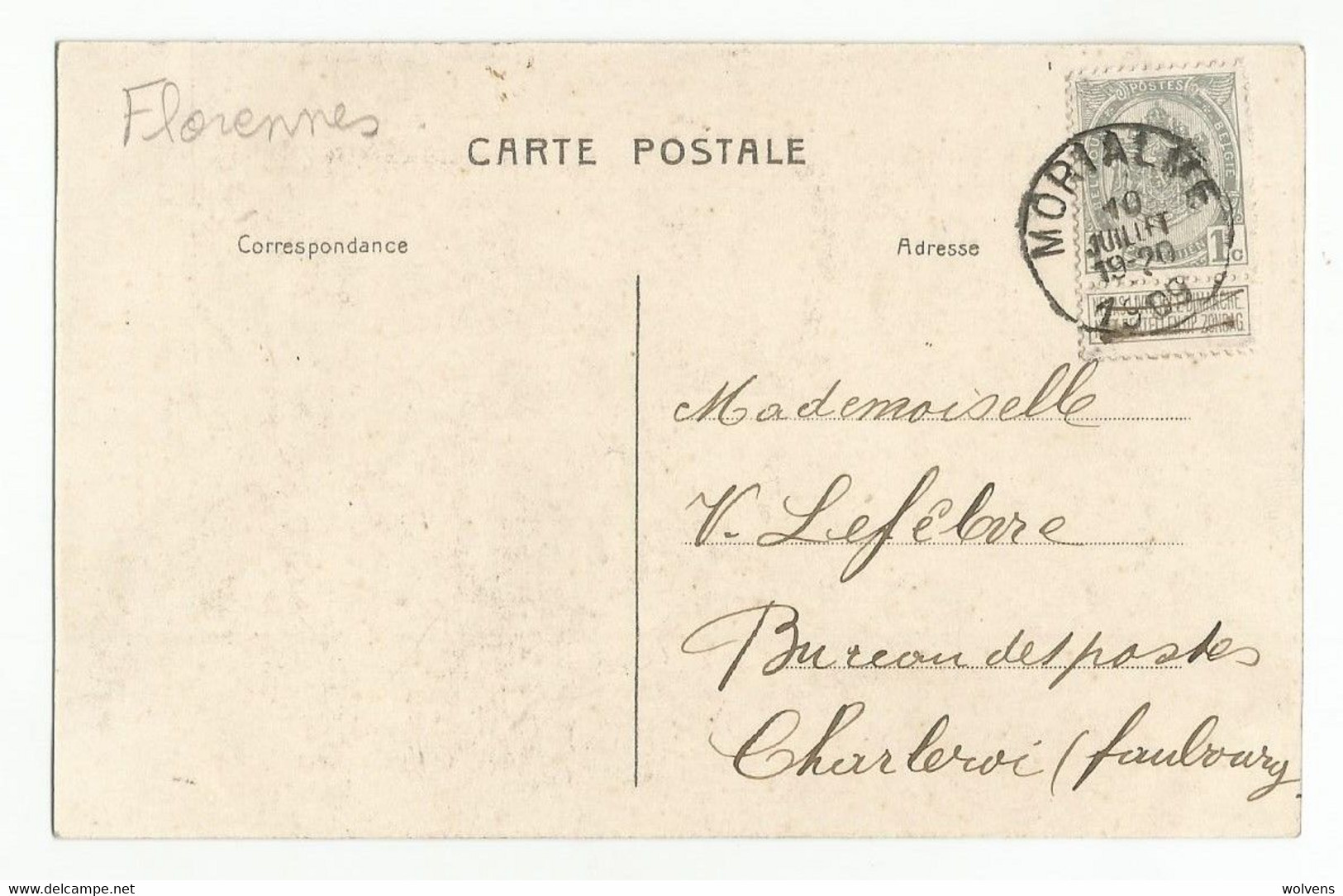 Morialmé Le Château Wilmart Carte Postale Ancienne - Altri & Non Classificati