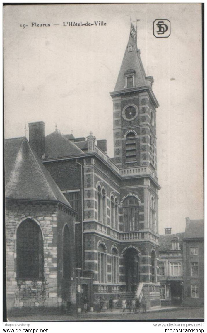 HOTEL DE VILLE FLEURUS 19 ROGIER HENEGOUWEN BELGIE BELGIUM LA BELGIQUE UNUSED - Fleurus