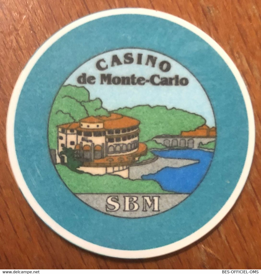 98 MONACO MONTE-CARLO CASINO SOCIÉTÉ DES BAINS DE MER JETON TOKENS COINS CHIPS GAMING - Casino