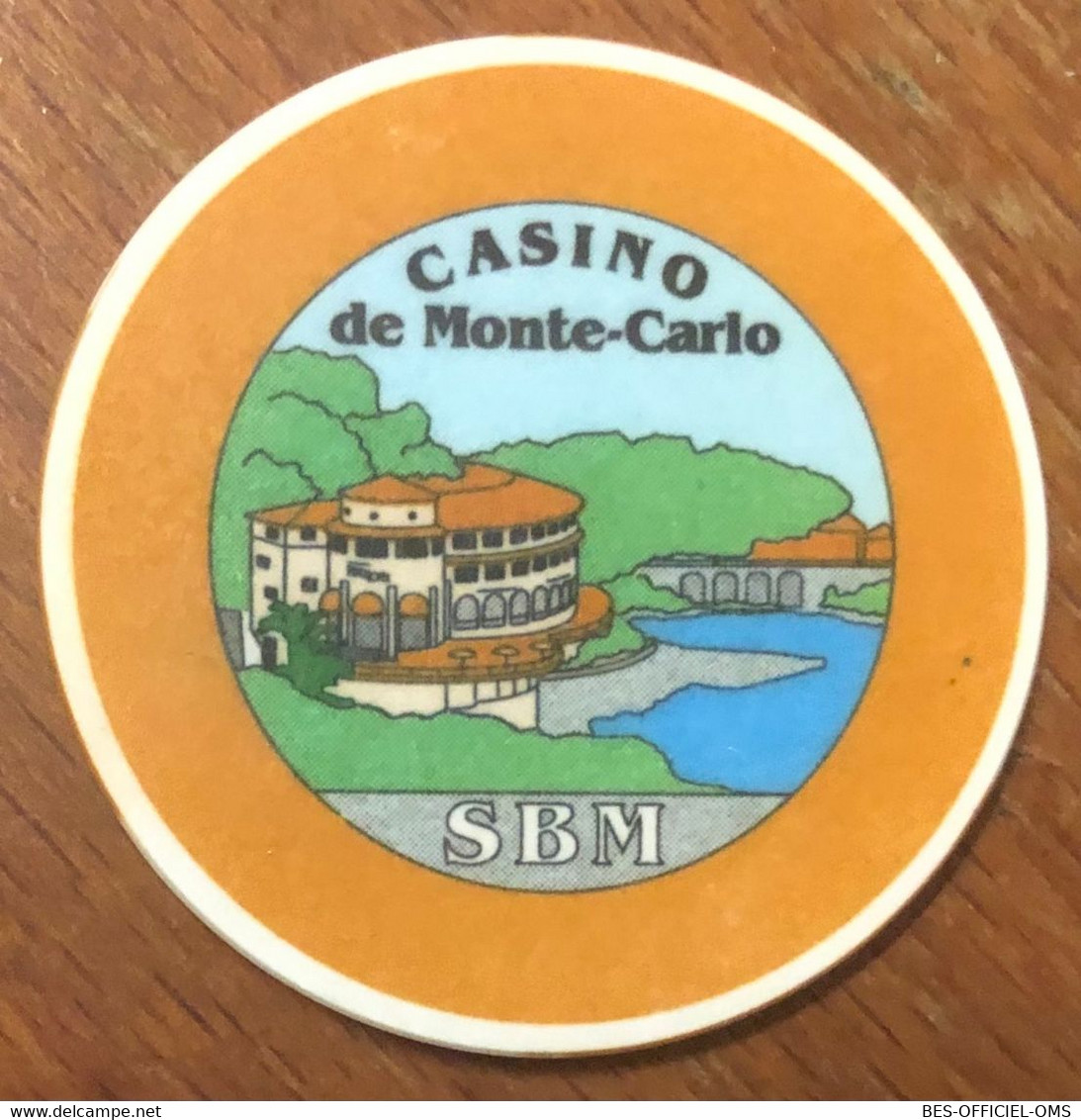 98 MONACO MONTE-CARLO CASINO SOCIÉTÉ DES BAINS DE MER JETON TOKENS COINS CHIPS GAMING - Casino