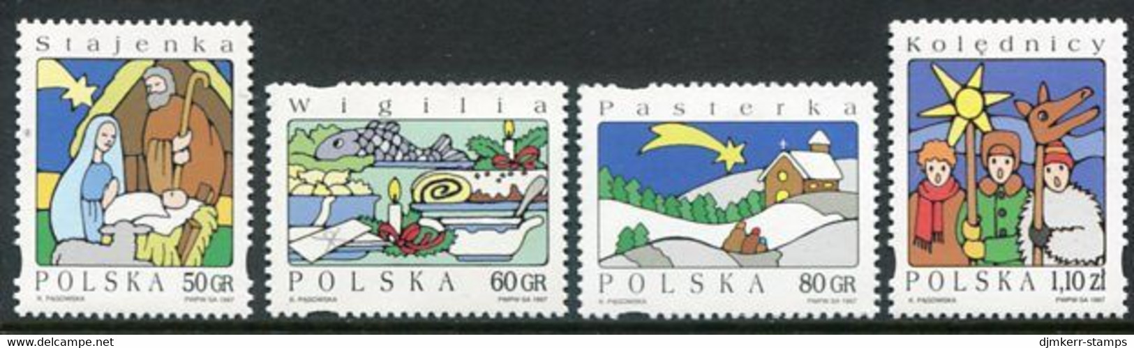 POLAND 1997 Christmas MNH / **  Michel 3680-85 - Nuevos