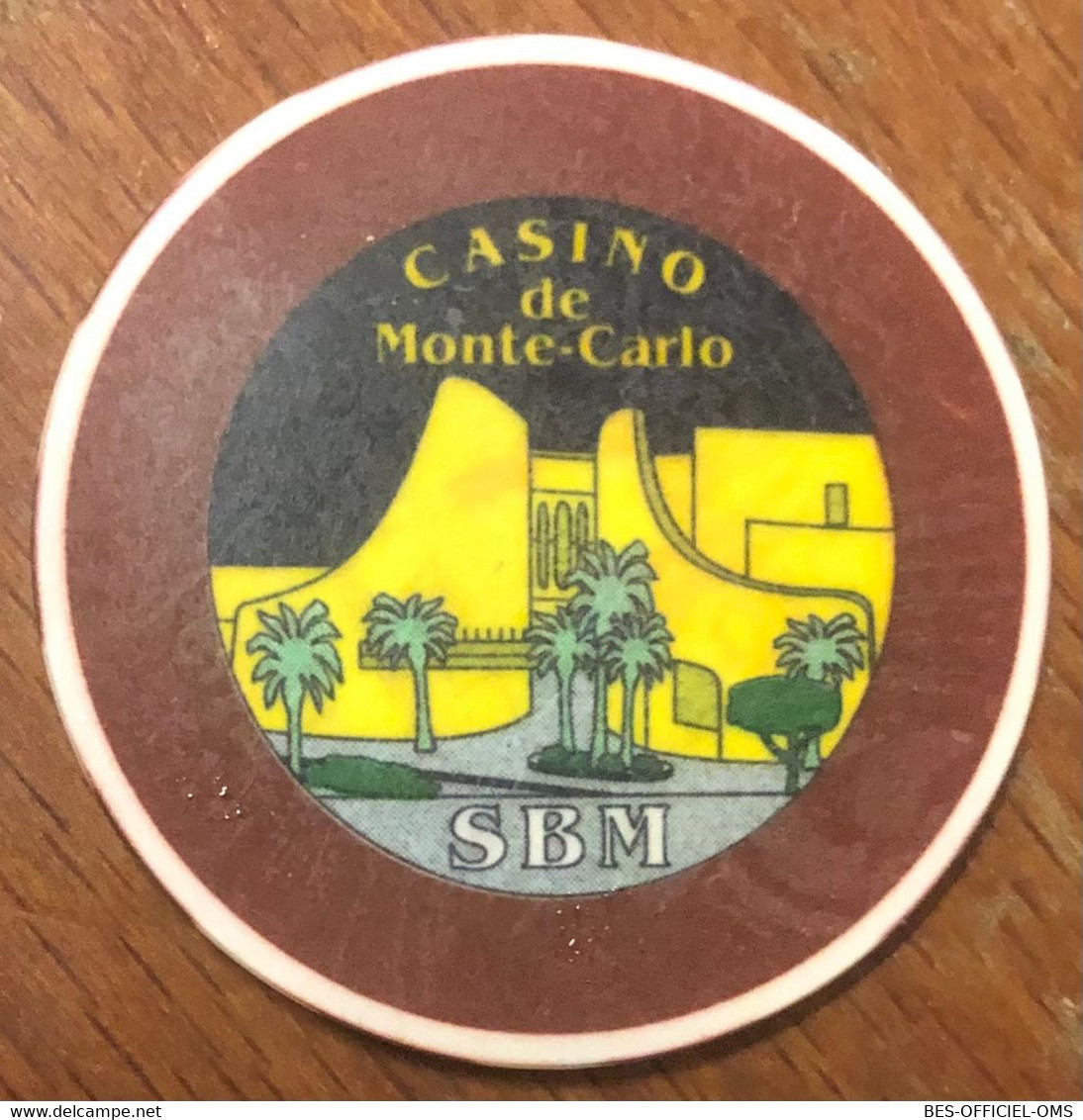 98 MONACO MONTE-CARLO CASINO SOCIÉTÉ DES BAINS DE MER JETON TOKENS COINS CHIPS GAMING - Casino