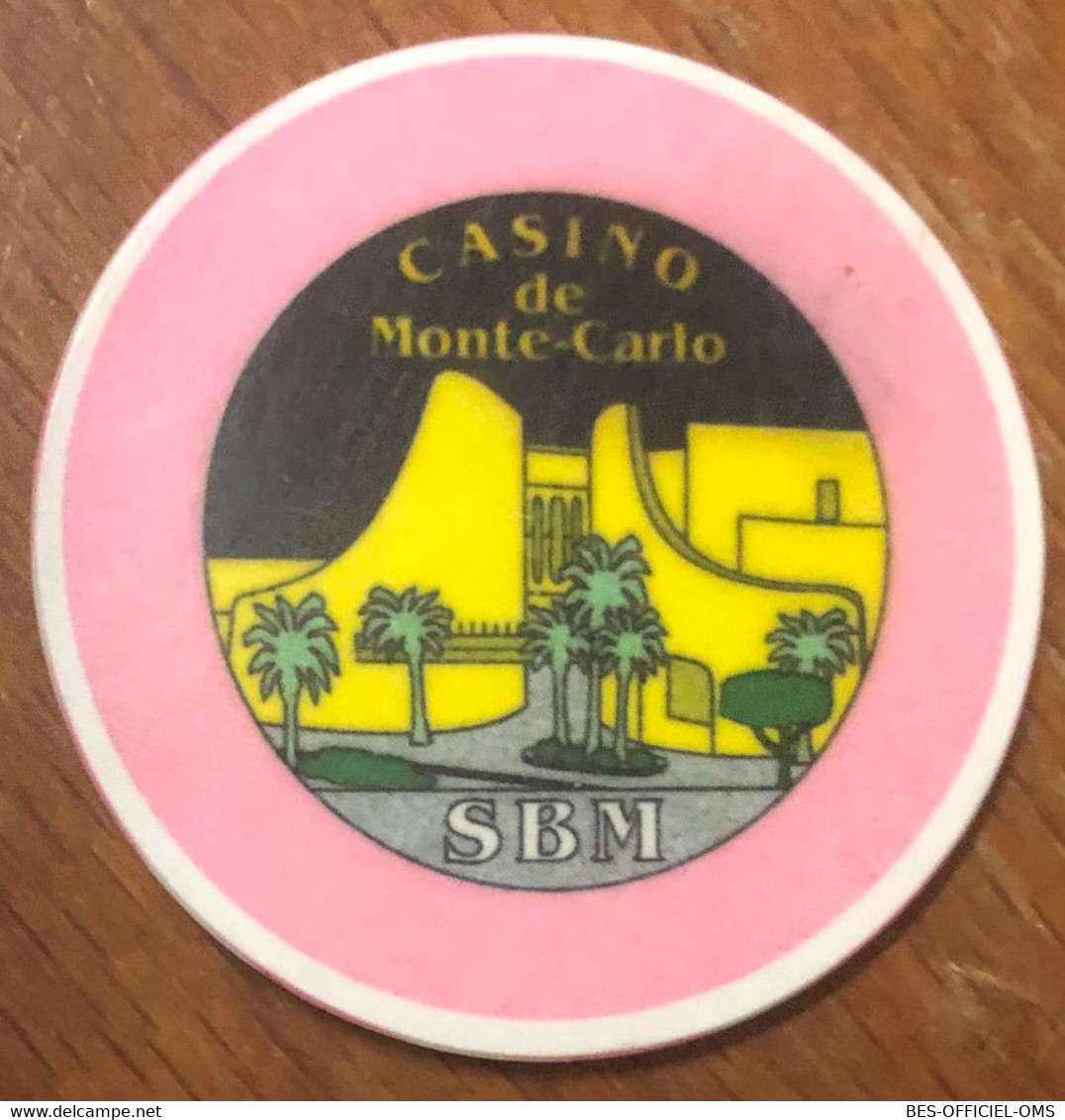 98 MONACO MONTE-CARLO CASINO SOCIÉTÉ DES BAINS DE MER JETON TOKENS COINS CHIPS GAMING - Casino