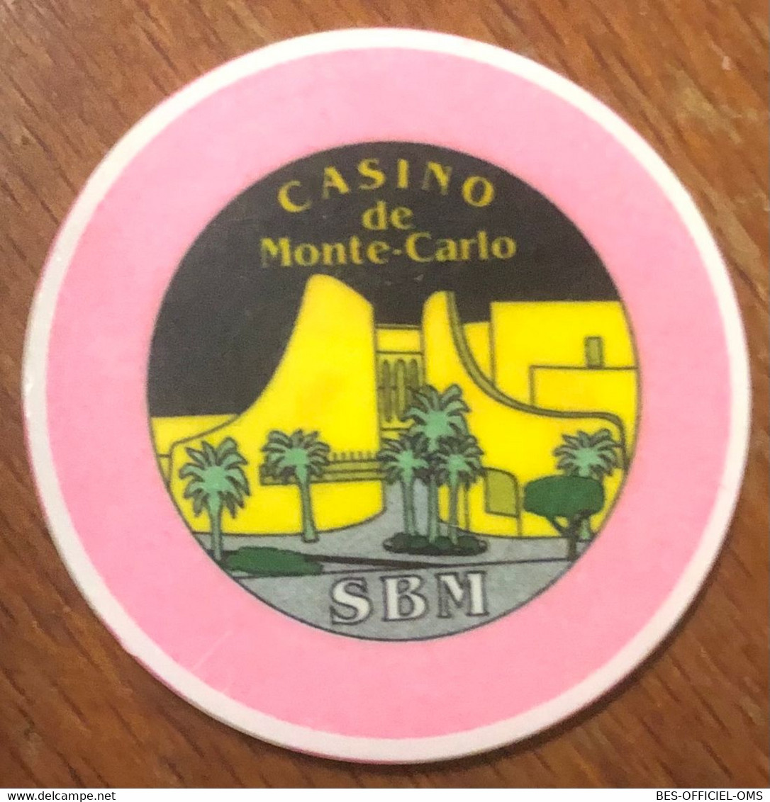 98 MONACO MONTE-CARLO CASINO SOCIÉTÉ DES BAINS DE MER JETON TOKENS COINS CHIPS GAMING - Casino