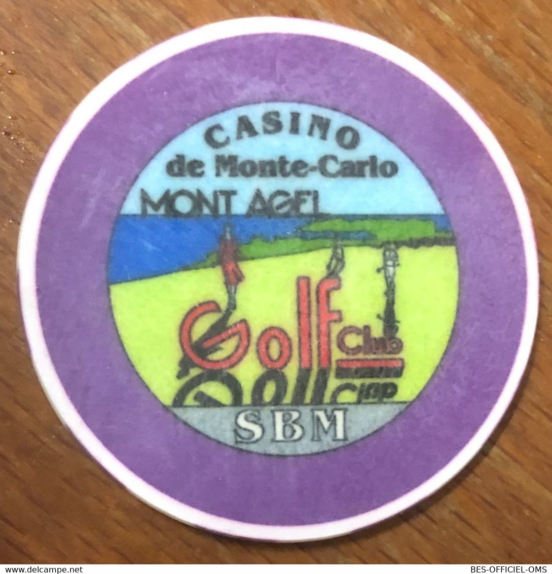 98 MONACO MONTE-CARLO CASINO SOCIÉTÉ DES BAINS DE MER JETON TOKENS COINS CHIPS GAMING - Casino