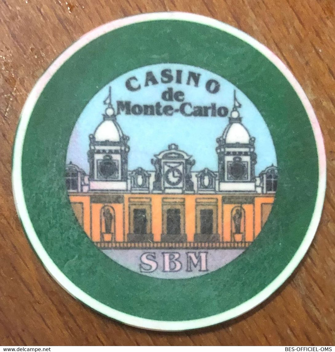 98 MONACO MONTE-CARLO CASINO SOCIÉTÉ DES BAINS DE MER JETON TOKENS COINS CHIPS GAMING - Casino