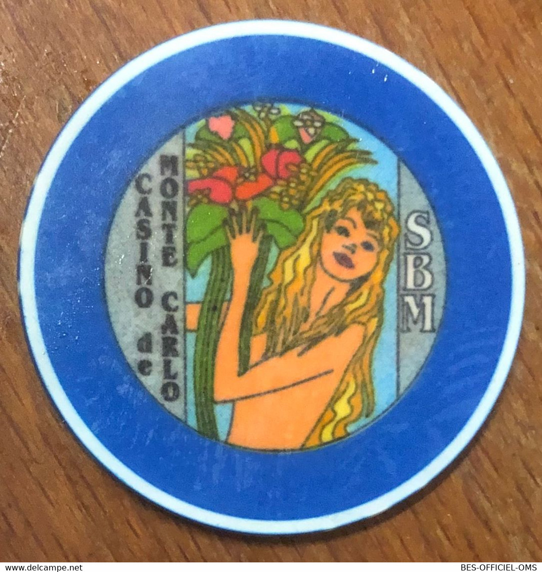 98 MONACO MONTE-CARLO CASINO SOCIÉTÉ DES BAINS DE MER JETON TOKENS COINS CHIPS GAMING - Casino