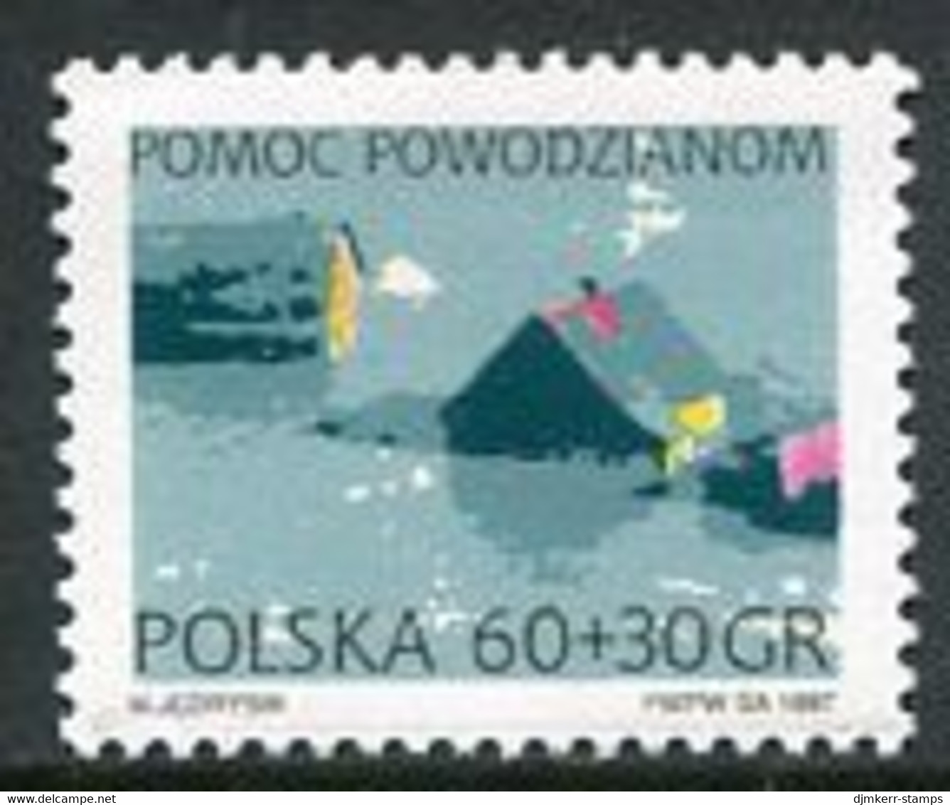 POLAND 1997 Flood Relief  MNH / **  Michel 3669 - Nuevos