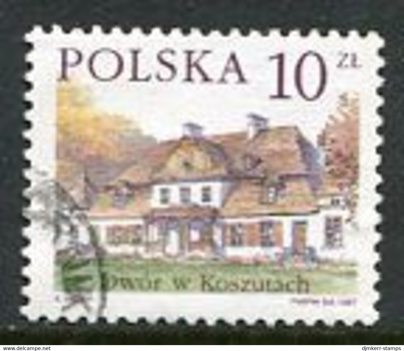 POLAND 1997 Definitive: Manor Houses 10 Zl. Used.  Michel .3654 - Oblitérés
