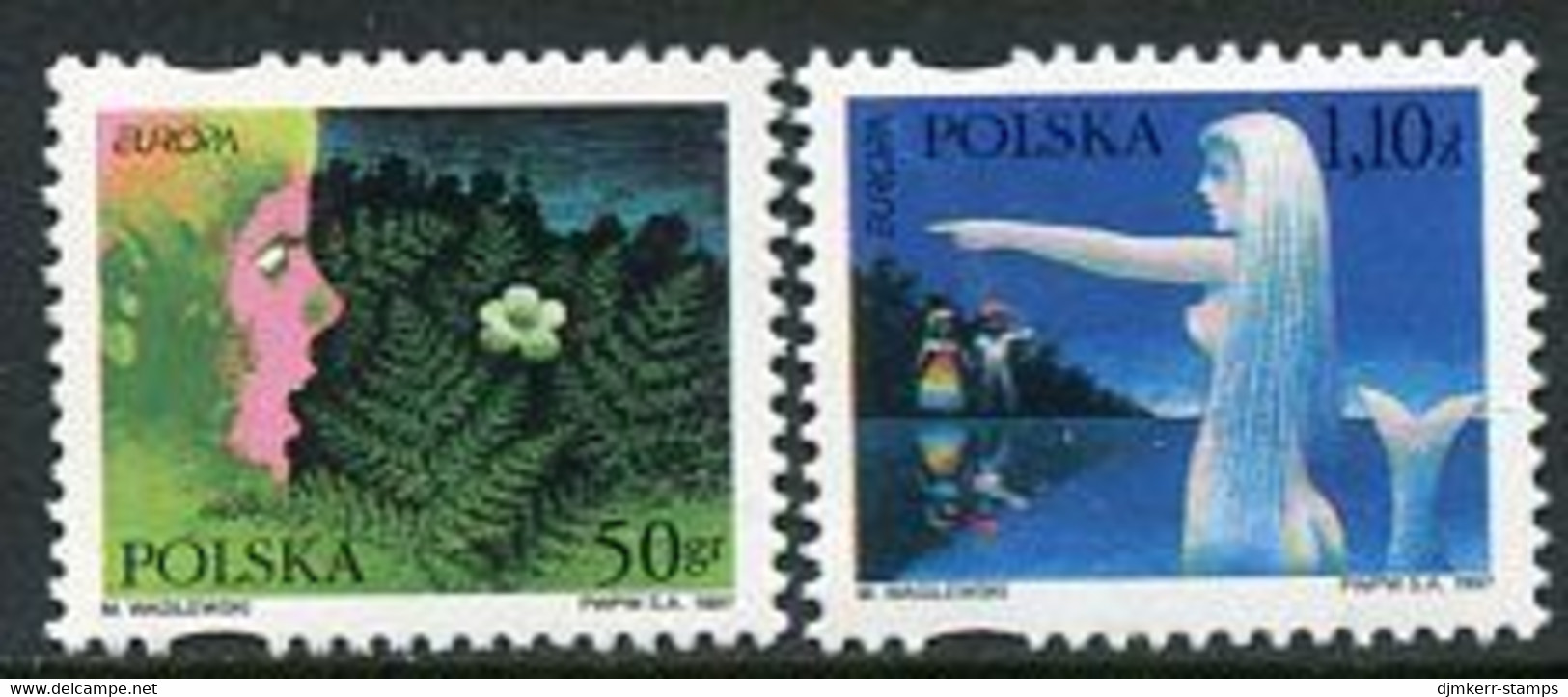 POLAND 1997 Europa: Sagas And Legends MNH / **  Michel .3647-48 - Neufs