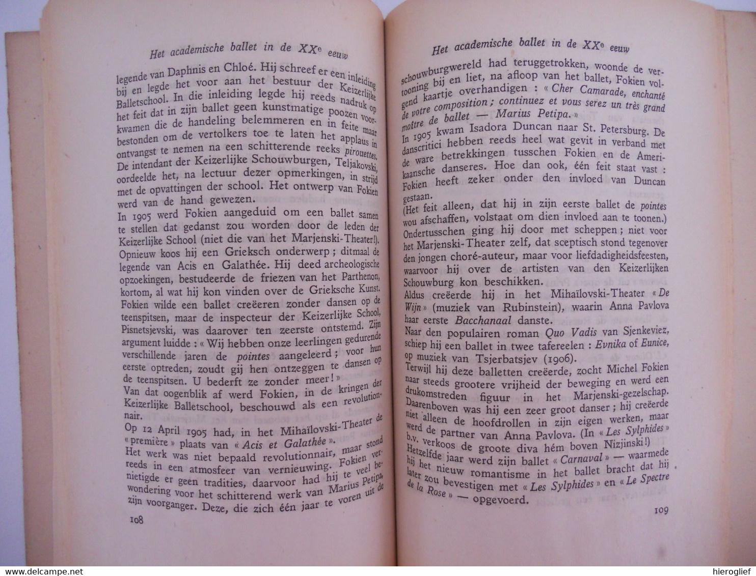 BALLET Historisch Overzicht  Van Belgiojoso Tot Sergej Lifar Door André Minne Gent Academisch Russisch Nationale Opera - Histoire