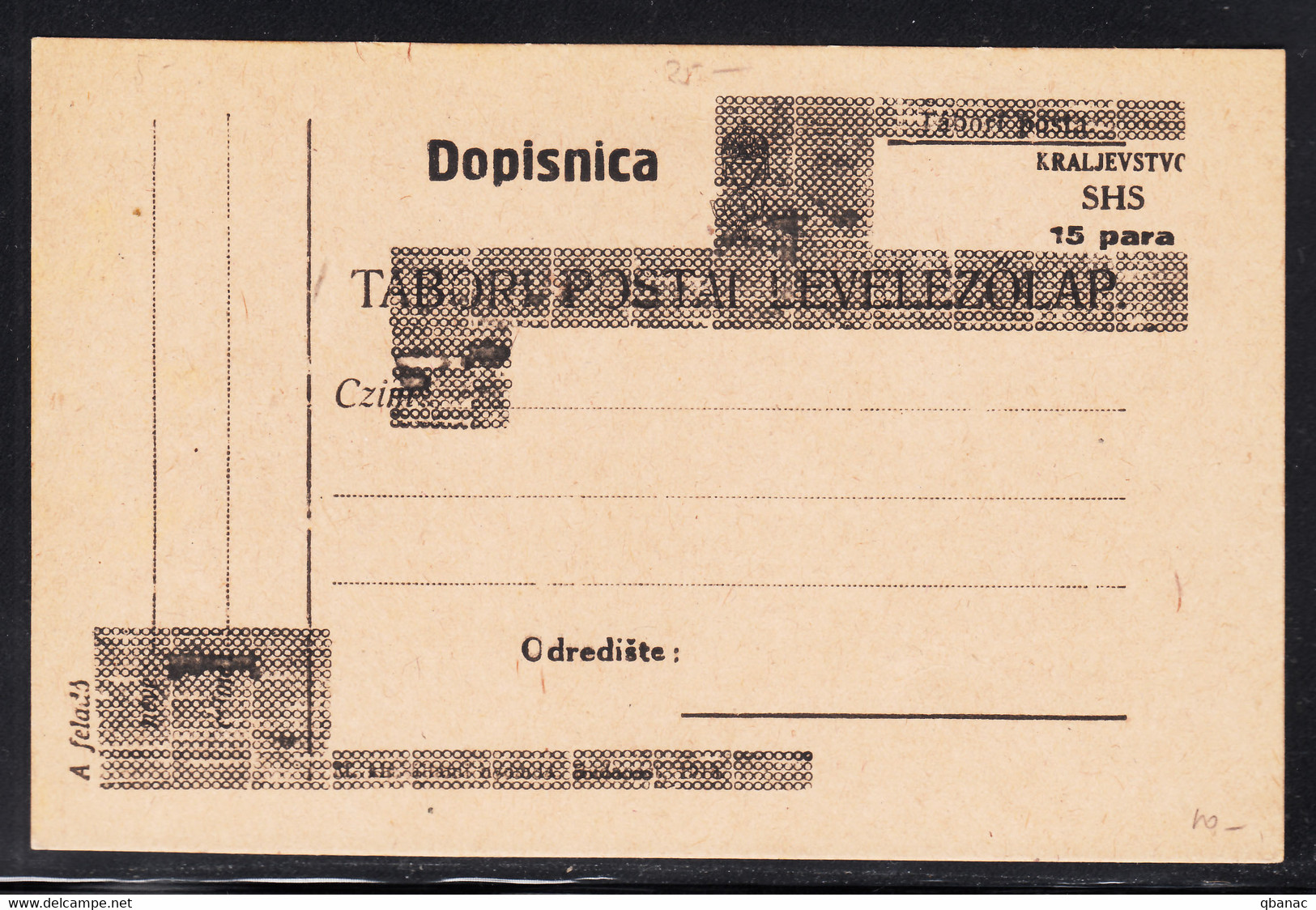 Yugoslavia, Kingdom SHS Mint Postal Card - Lettres & Documents
