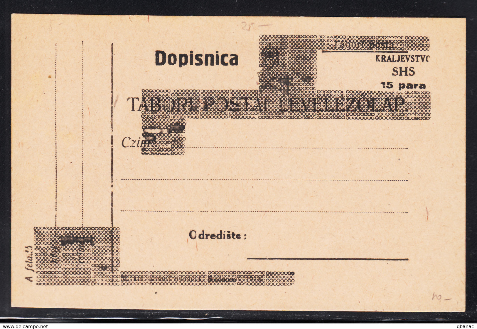 Yugoslavia, Kingdom SHS Mint Postal Card - Briefe U. Dokumente