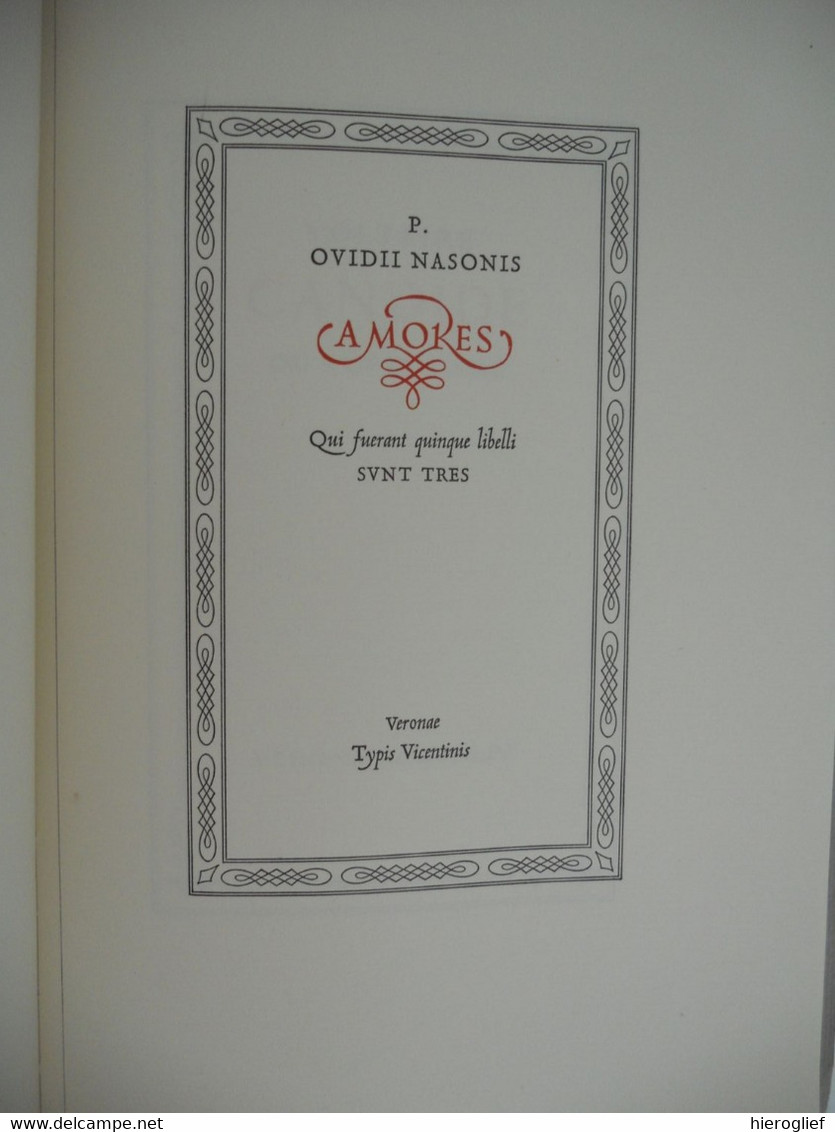 OFFICINA BODONI VERONA 1923 1964 CATALOGUS VD BOEKEN OP DE HANDPERS GEDRUKT Liebaers Reedijk boekdrukkunst