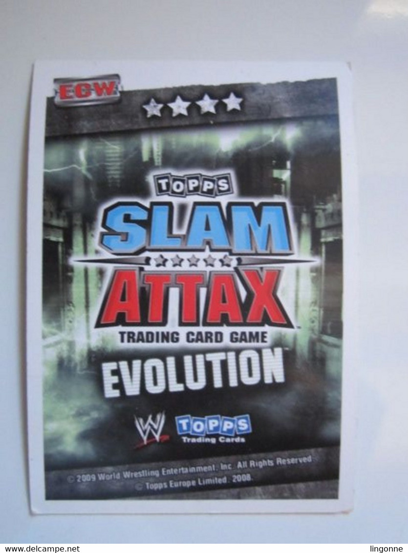 2 Cartes De Catch TOPPS SLAM ATTAX EVOLUTION Trading Card Game FINISHING MOVE TOMMY DREAMER - Trading Cards