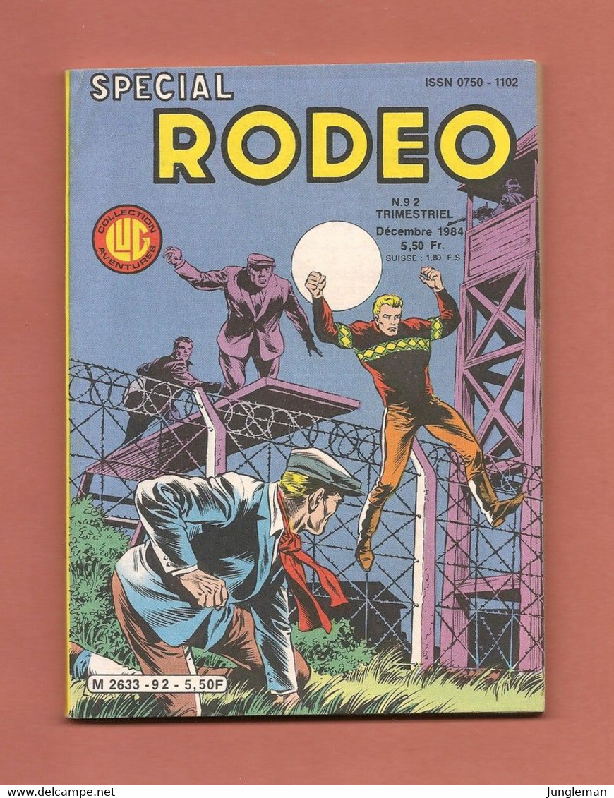 Spécial Rodéo N° 92 - Editions Lug - Avec Rick Ross & Man - Décembre 1984 - Bon état - Rodeo