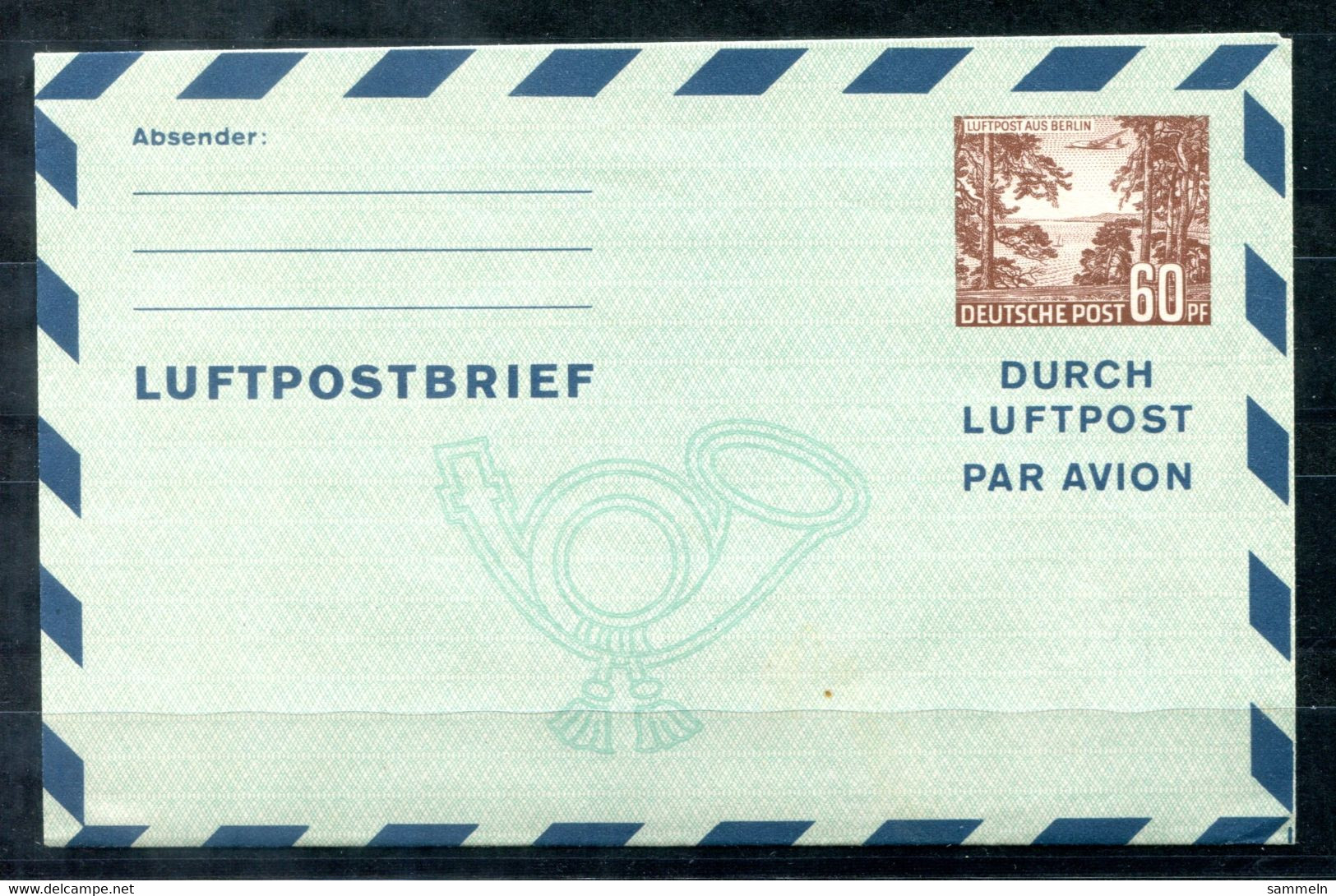 F1212 - BERLIN - Ganzsache LF3, Ungebraucht - Private Covers - Mint