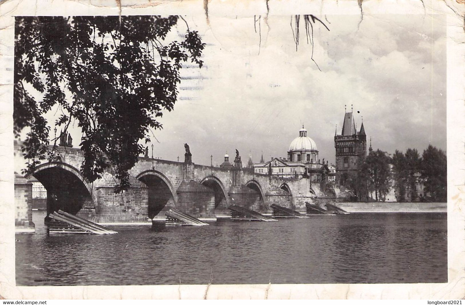 PRAG/PRAHA - KARLSBRÜCKE 1940 /P68 - Tchéquie