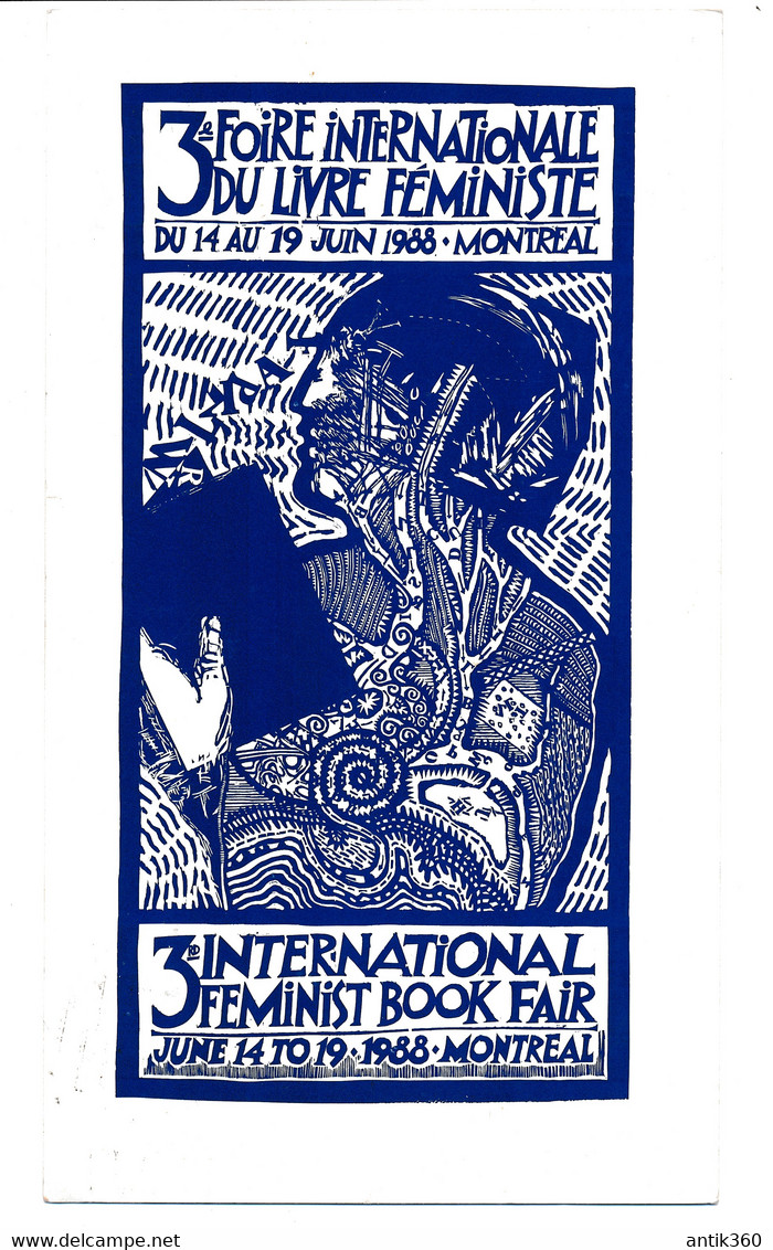 CPM 3 ème Foire Internationale Du Livre Féministe 1988 Montréal Féminisme - Montreal