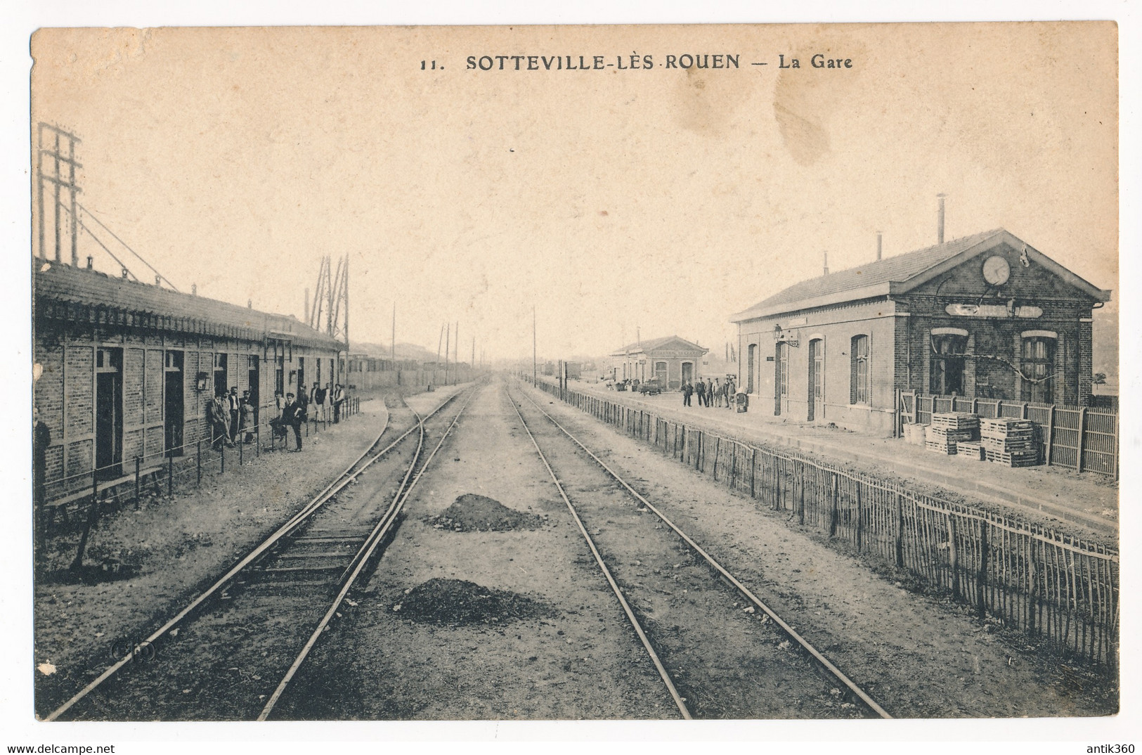 CPA 76 SOTTEVILLE LES ROUEN La Gare - Sotteville Les Rouen