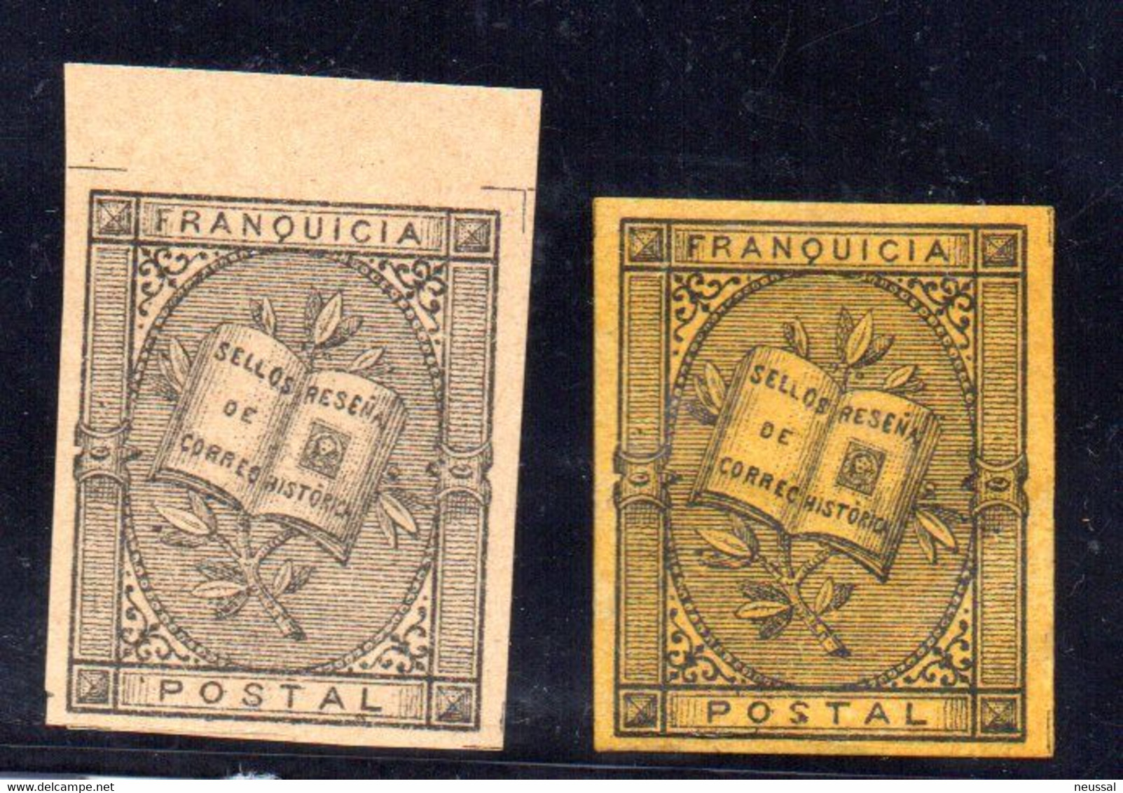 Selllo Nº 7 Franquicia Postal Junto Con Otro No Catalogado. - Franchise Postale