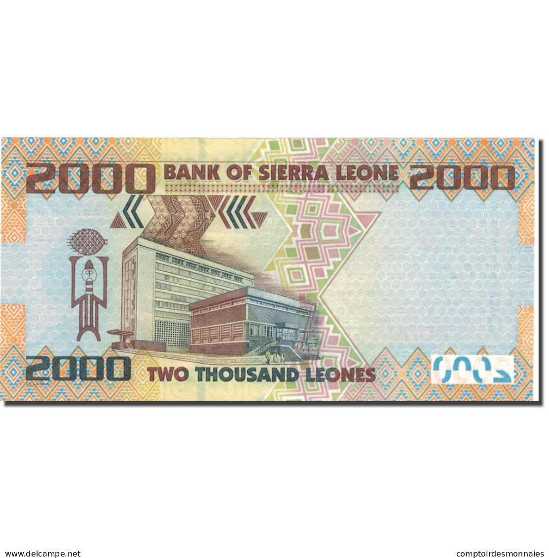 Billet, Sierra Leone, 2000 Leones, 2010, 2010-04-27, KM:31, NEUF - Sierra Leona