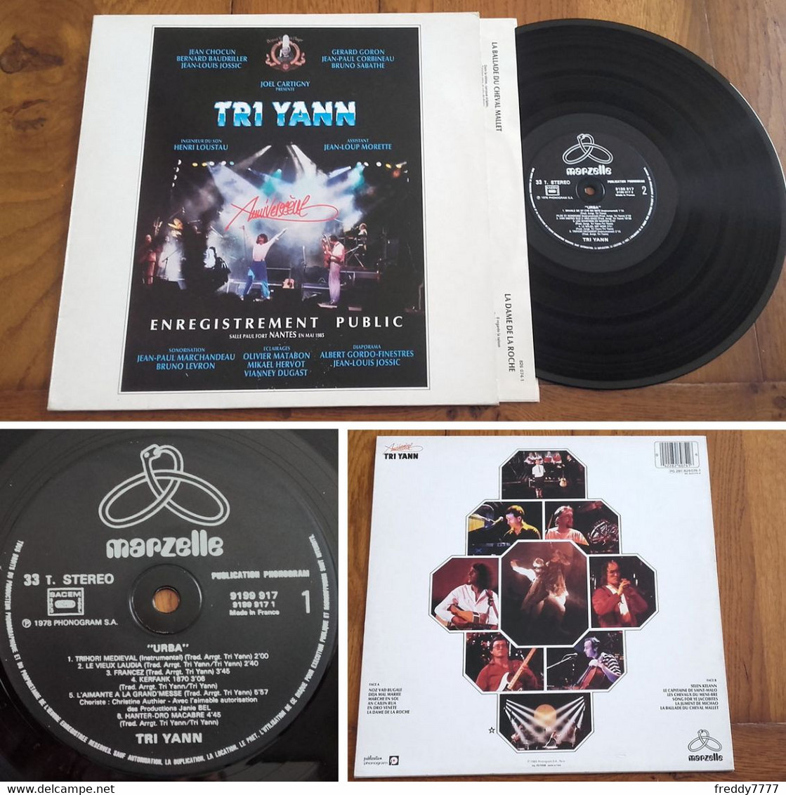 RARE French LP 33t RPM (12") TRI YANN (1978) - Rock