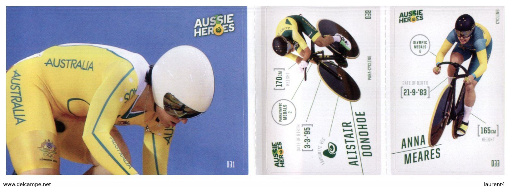 (VV 23 A) Australian Aussie Heroes - Olympic & Paralympic Games 2020 (part Of Collectable From Supermarket) Cycling - Cycling