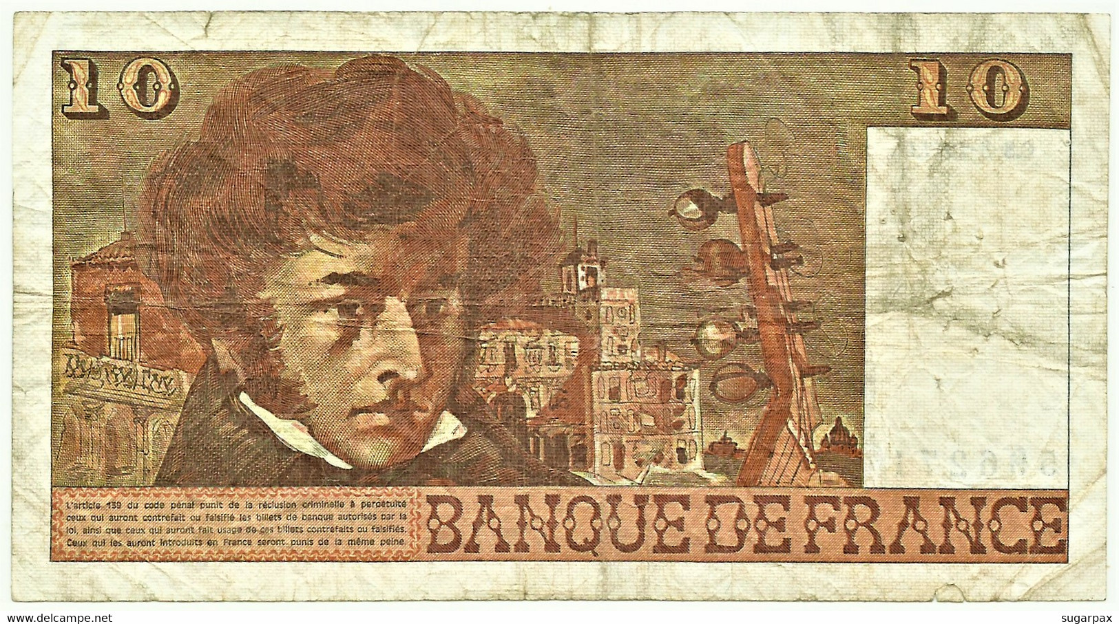 FRANCE - 10 Francs - 03.03.1977 - P 150.c - Serie E.297 - Hector Berlioz - 10 F 1972-1978 ''Berlioz''