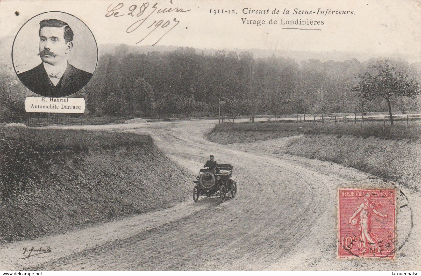 76 - LONDINIERES - Circuit De La Seine Inférieure - Virage De Londinières - Londinières