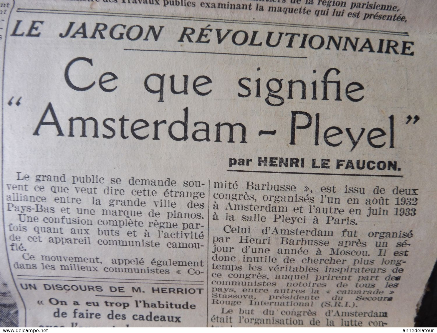 1935 L'AMI DU PEUPLE : Armée De L'Air De L'URSS ; Amsredam-Playel ; GALUPIN, Médium à Trayas-les-Flots; Laval; Etc - Algemene Informatie