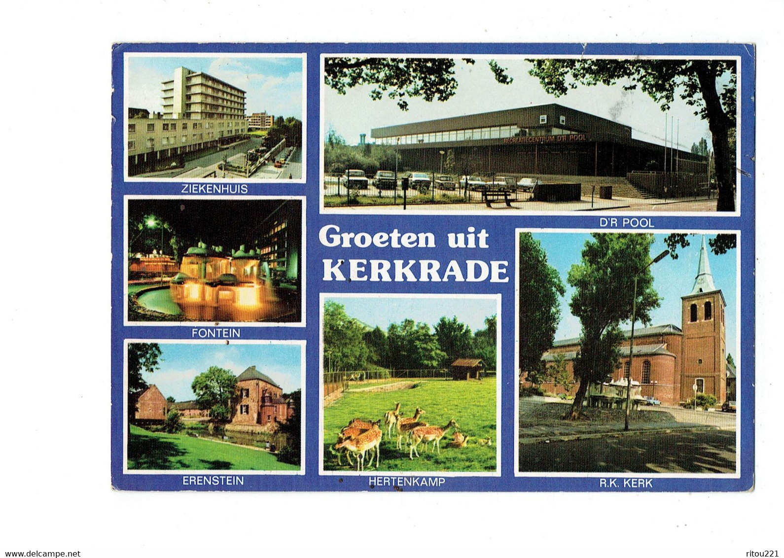 Cpm - Kerkrade Village Aux Pays-Bas - Piscine HERTENKAMP Camp Chevreuil - Kerkrade