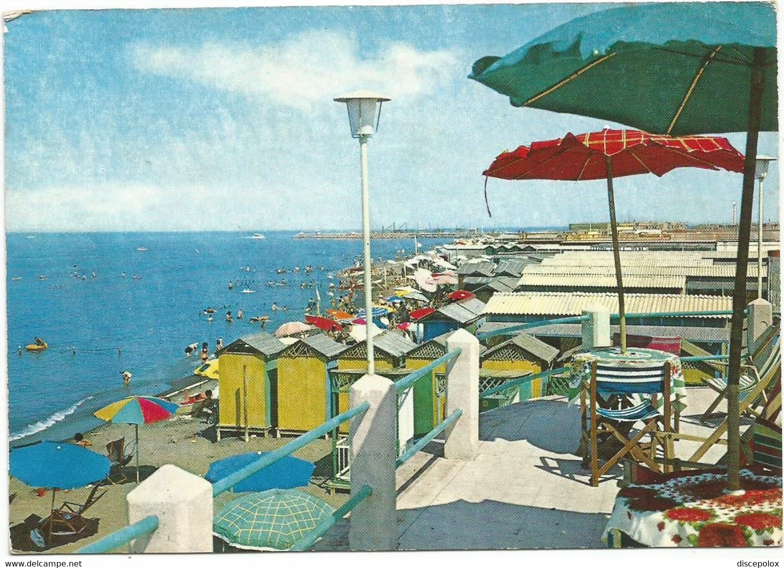 C3758 Fiumicino (Roma) - La Spiaggia - Beach Strand Playa Plage - Panorama / Viaggiata 1978 - Fiumicino